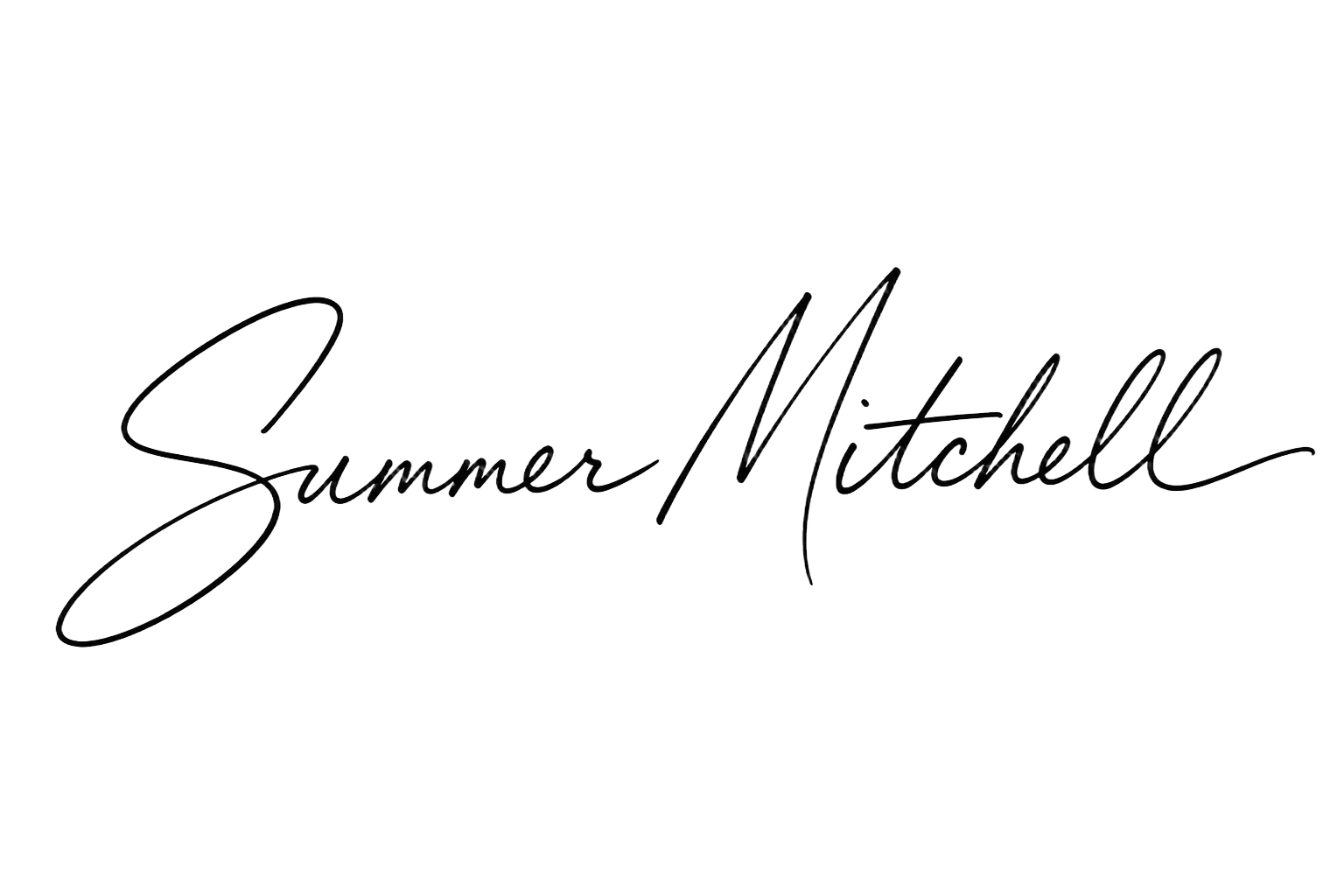 Summer Mitchell signature